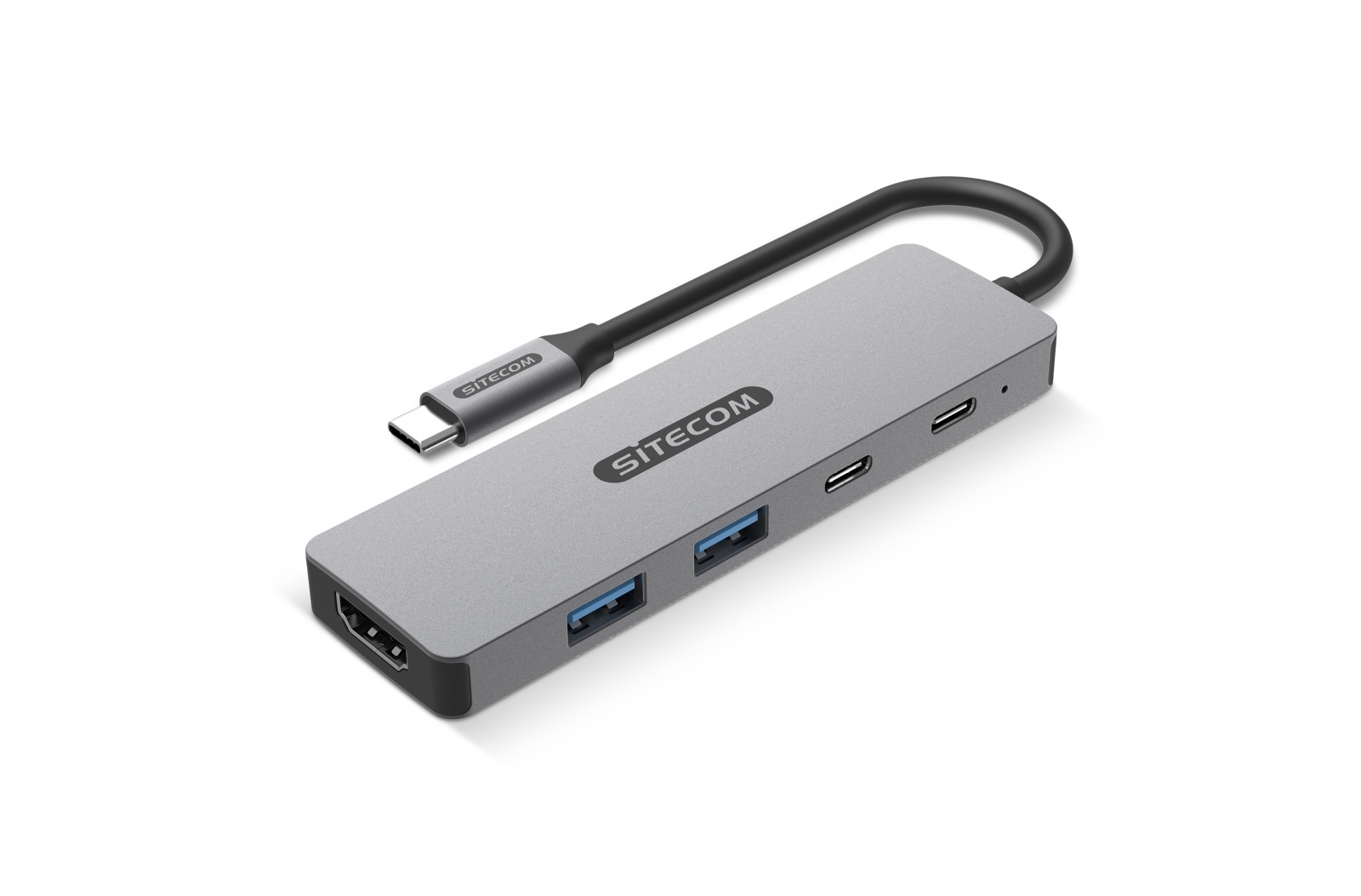 Sitecom CN-5502 5 i 1 USB-C Power Delivery Multiport-adapter - Bjørn