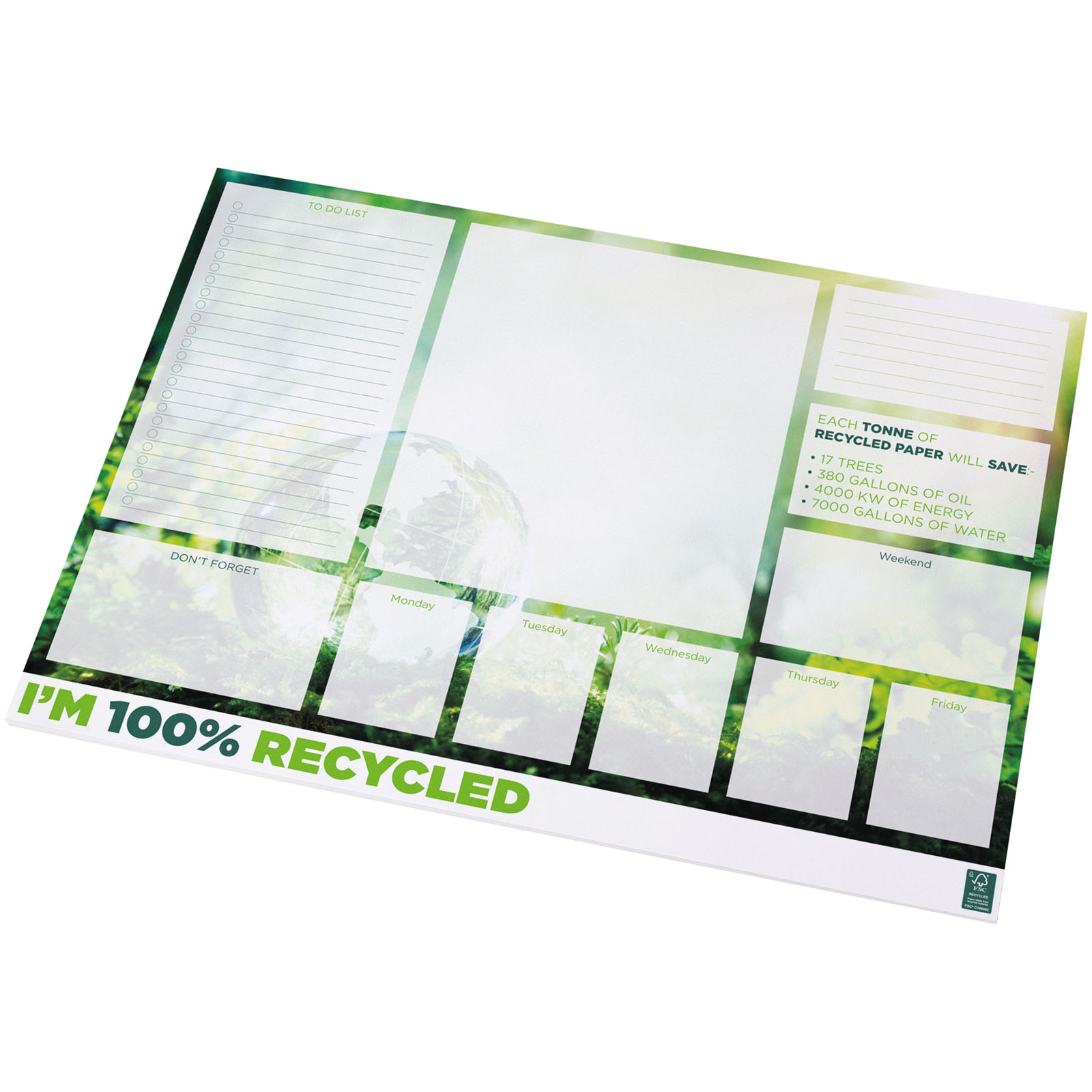 EcoPrint Desk-Mate® Bloknotes - Klippinge