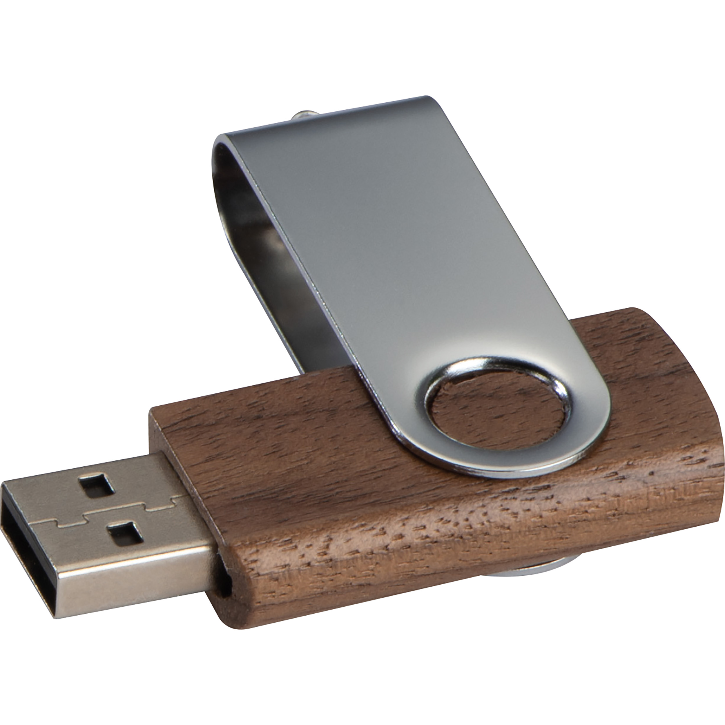 Mørkt Valnødde USB Stick - Hørsholm