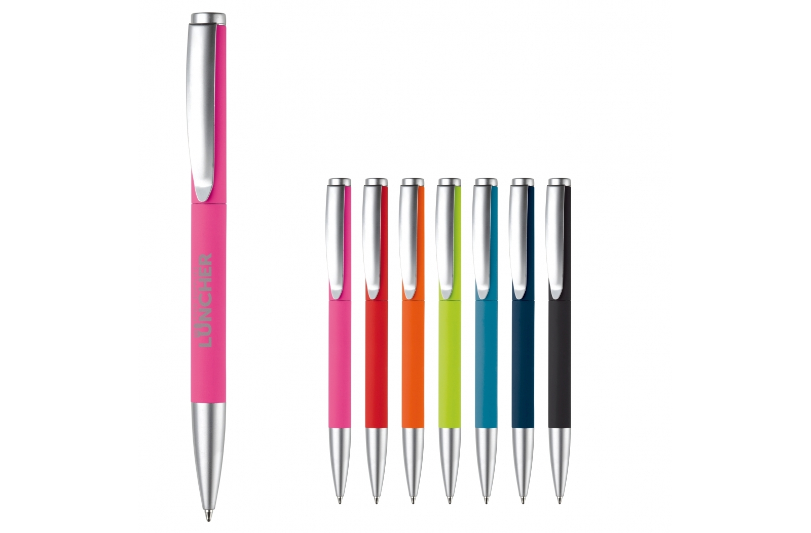 Gummieret Metal Jumbo Pen - Gjessø