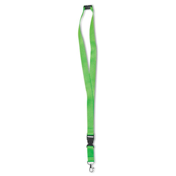 Neon Lanyard med metal krog, aftagelig spænde og sikkerhedsafbryder - Tunø