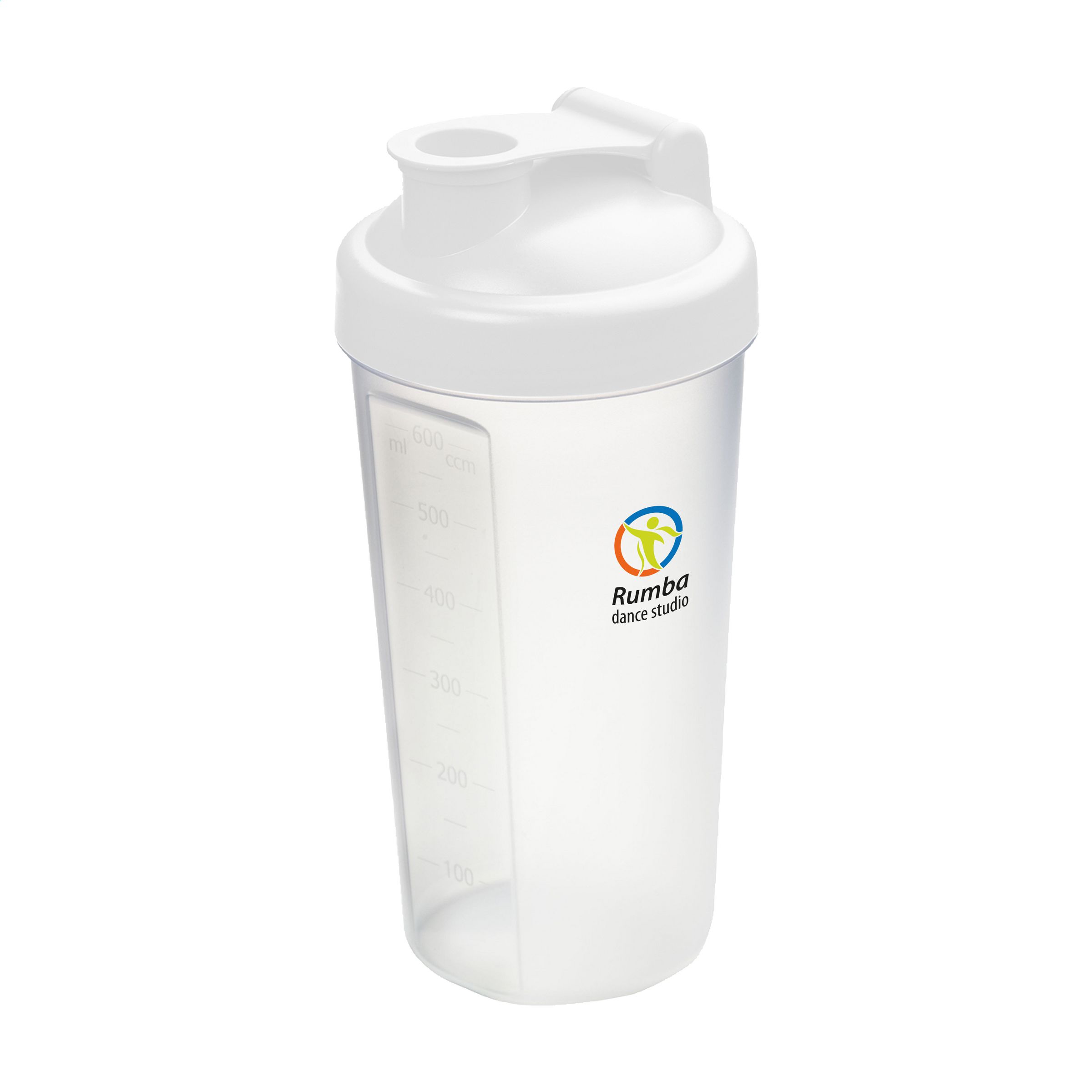 Transparent plastisk protein shake kop - Olga