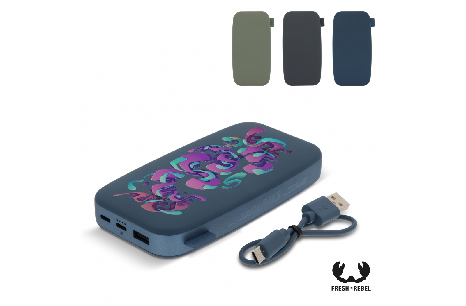 2PB18100 | Fresh 'n Rebel 18.000 mAh USB-C ultrahurtig opladning 20W eksternt batteri