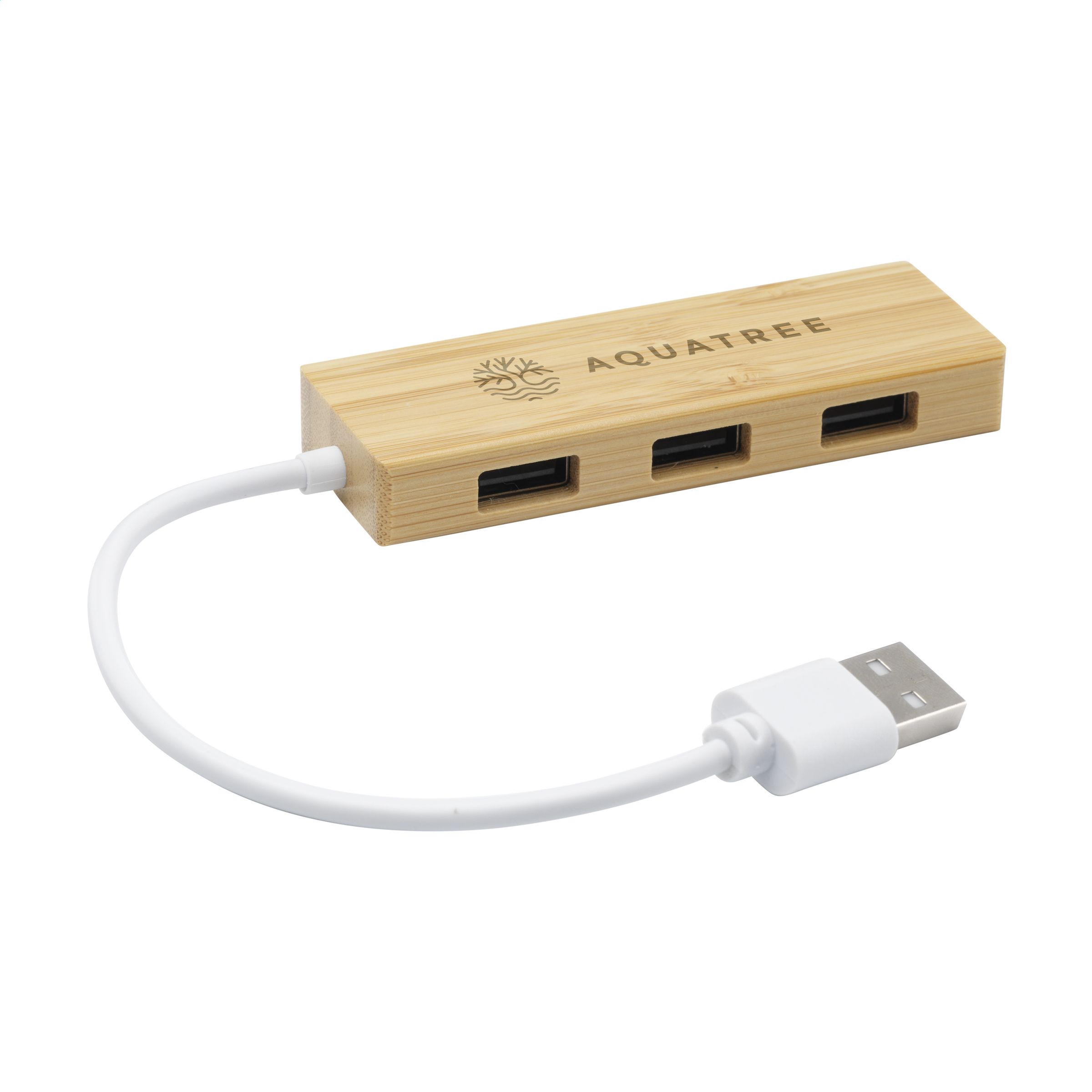 Bambus USB-hub - Hinnerup