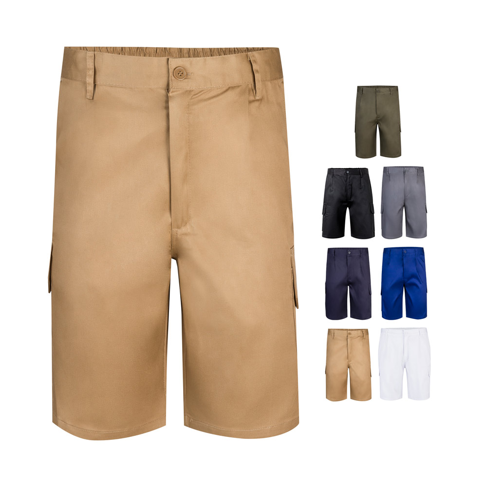 Flerlommede Twill Bermuda Shorts - Tjele