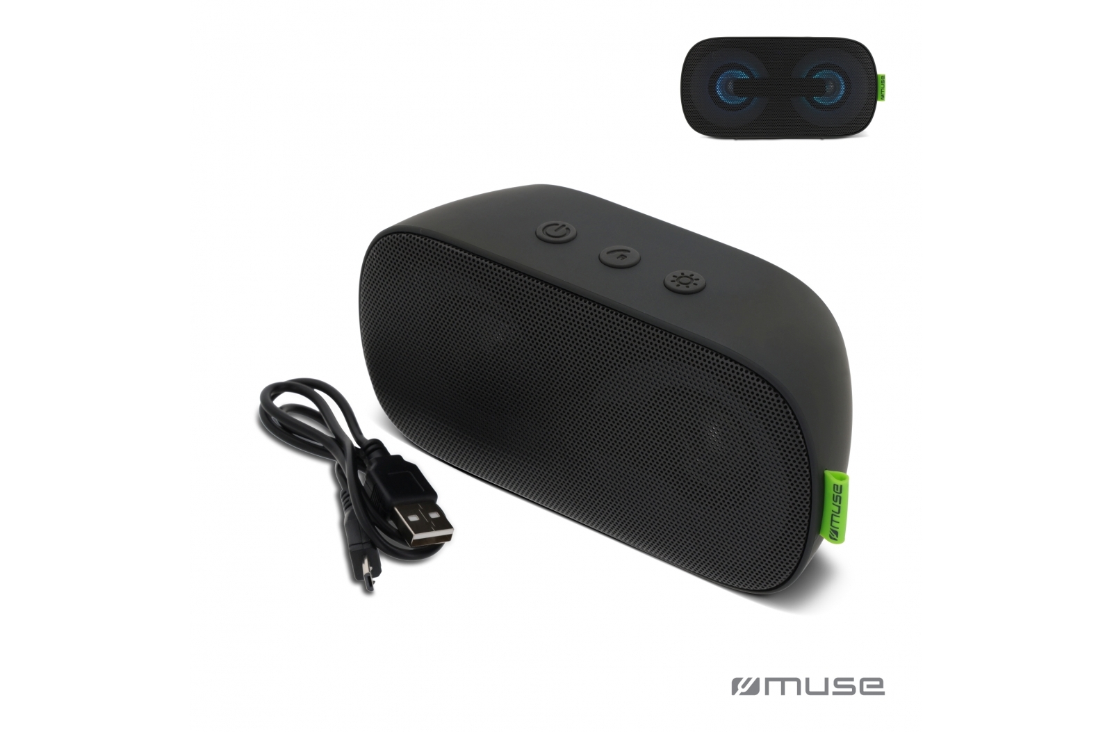 M-370 DJ | Muse 6W Bluetooth-højttaler med stemningslys