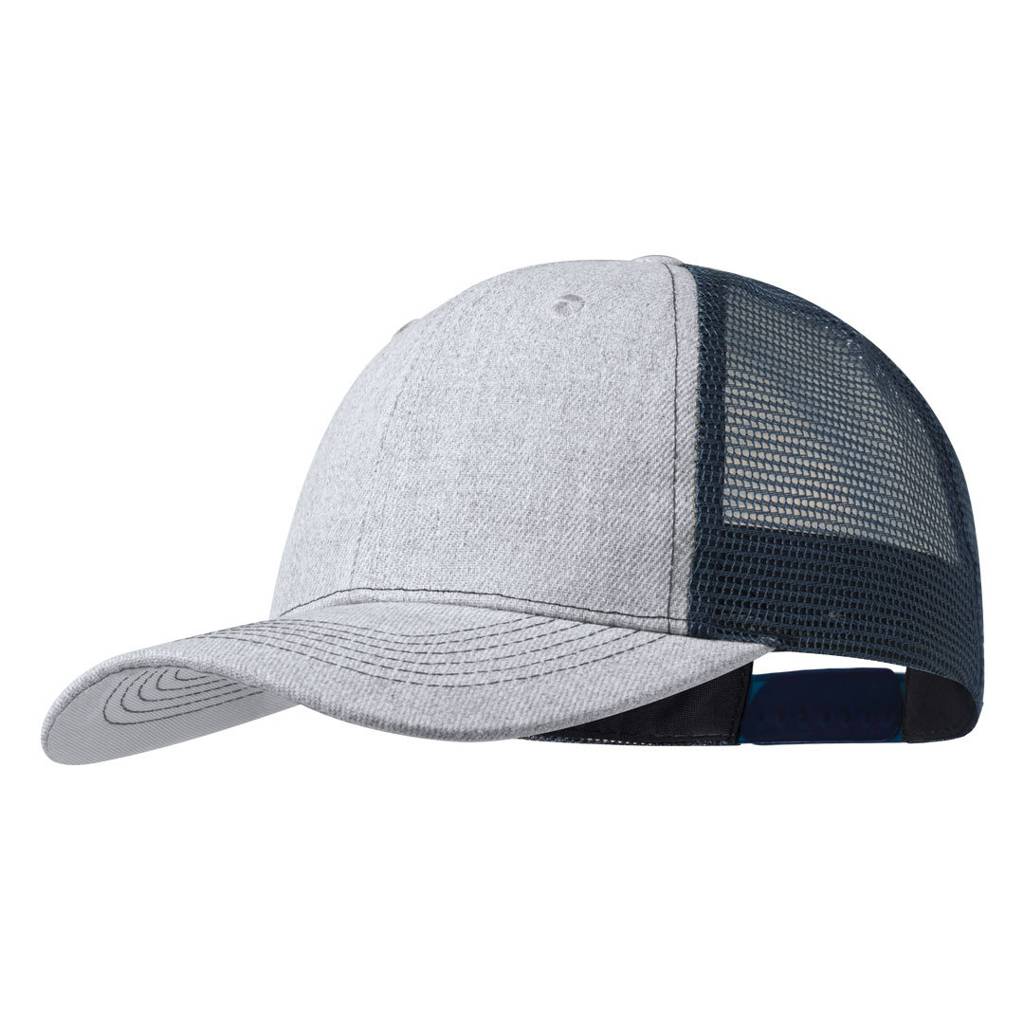 Farverig 6-panel polyester mesh kasket - Læsø