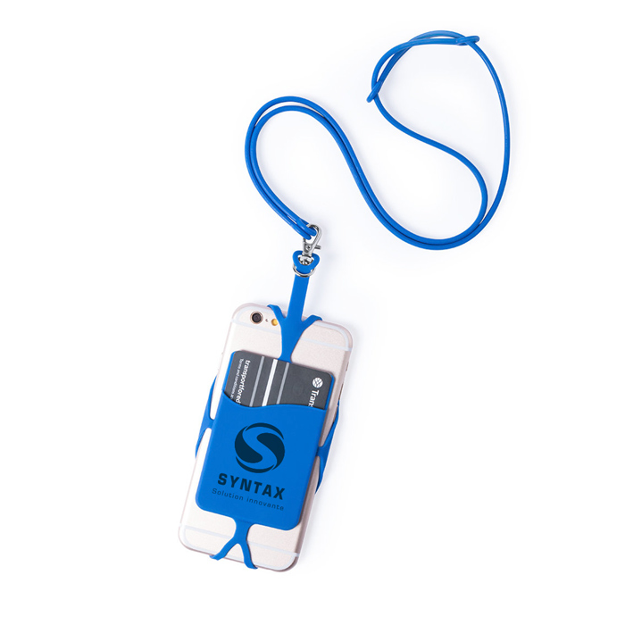 Silikone Lanyard Smartphone Holder med Kortlomme - Ebeltoft