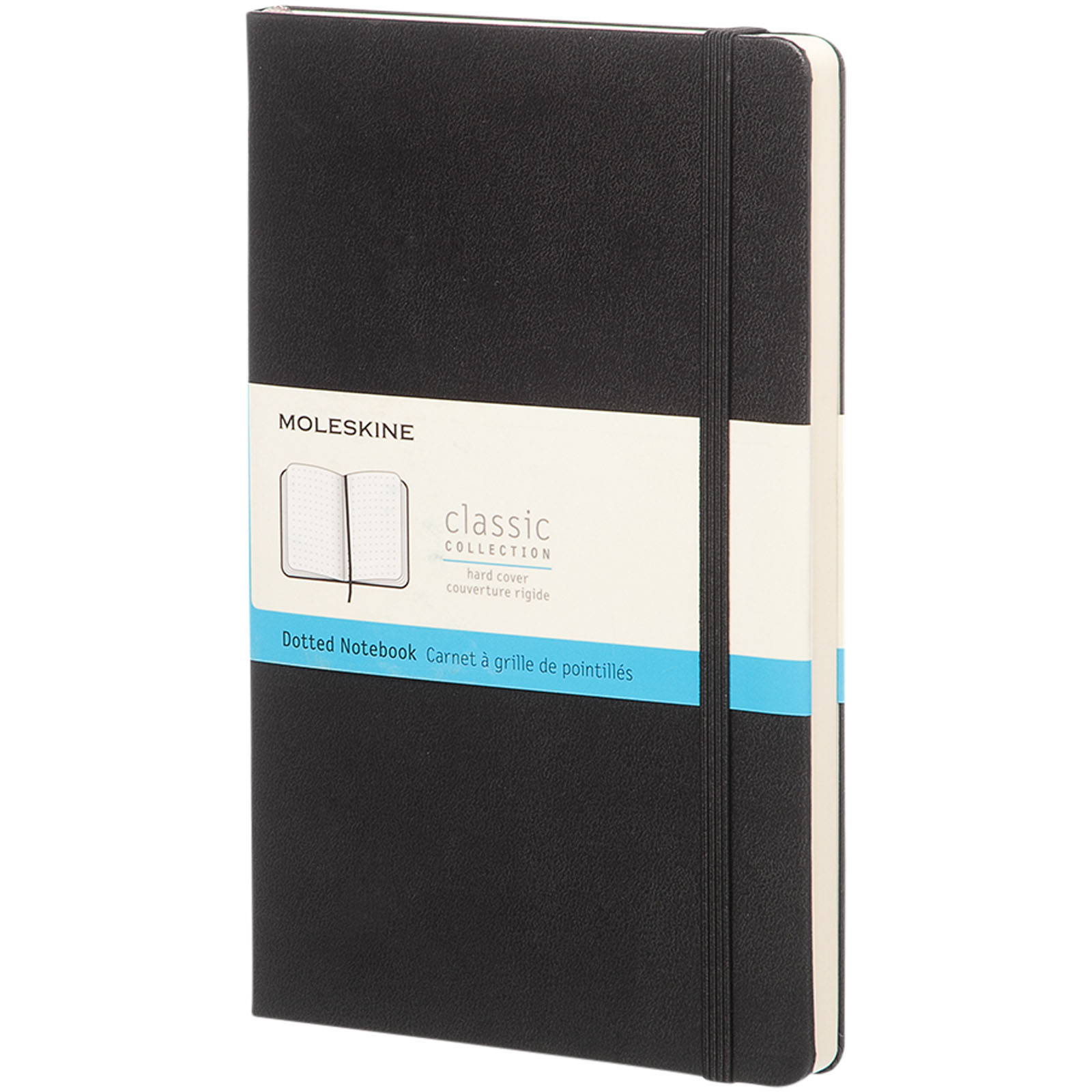 Moleskine Classic L notesbog med hårdt omslag - prikket