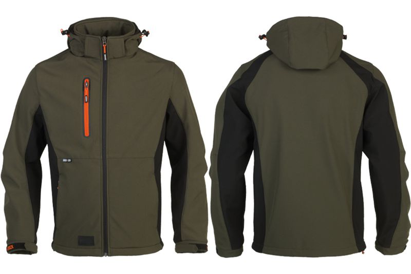 Multi-lomme termisk softshell-jakke - Ebeltoft