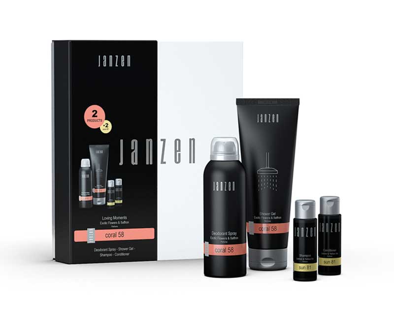 Coffret cadeau soins pour homme "Good feeling"  - Corail