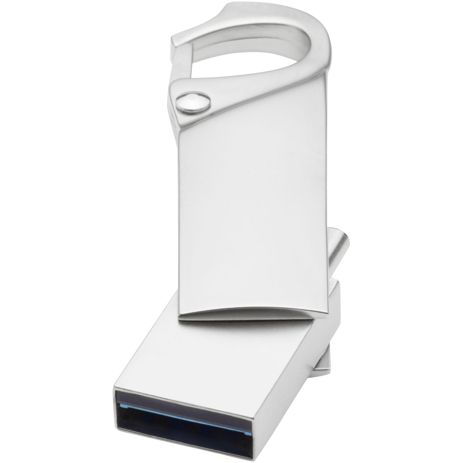 Metal USB 3.0 med Type C-kontakt og karabinhage - Victoria