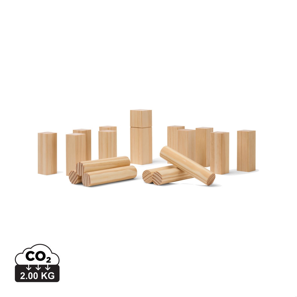 Kubb Minispil - Bjergsted