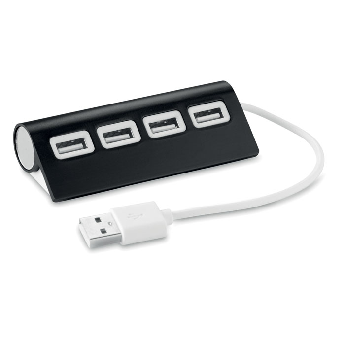 Aluminium 4 Port USB 2.0 Hub - Skagen