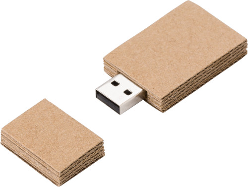 Papkort USB 2.0-drev med beskyttelsesdæksel - Freja