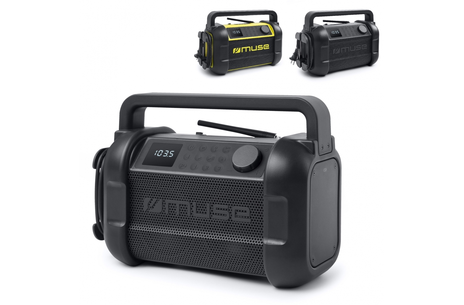 M-928 | Muse arbejdsradio med bluetooth 20W FM-radio