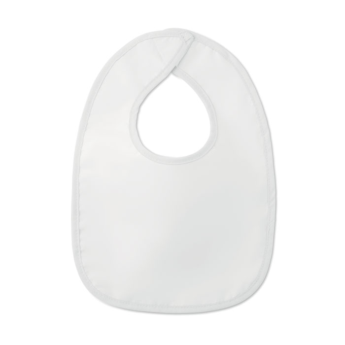 Polybomuld babybibs med PEVA-bagside - Gram