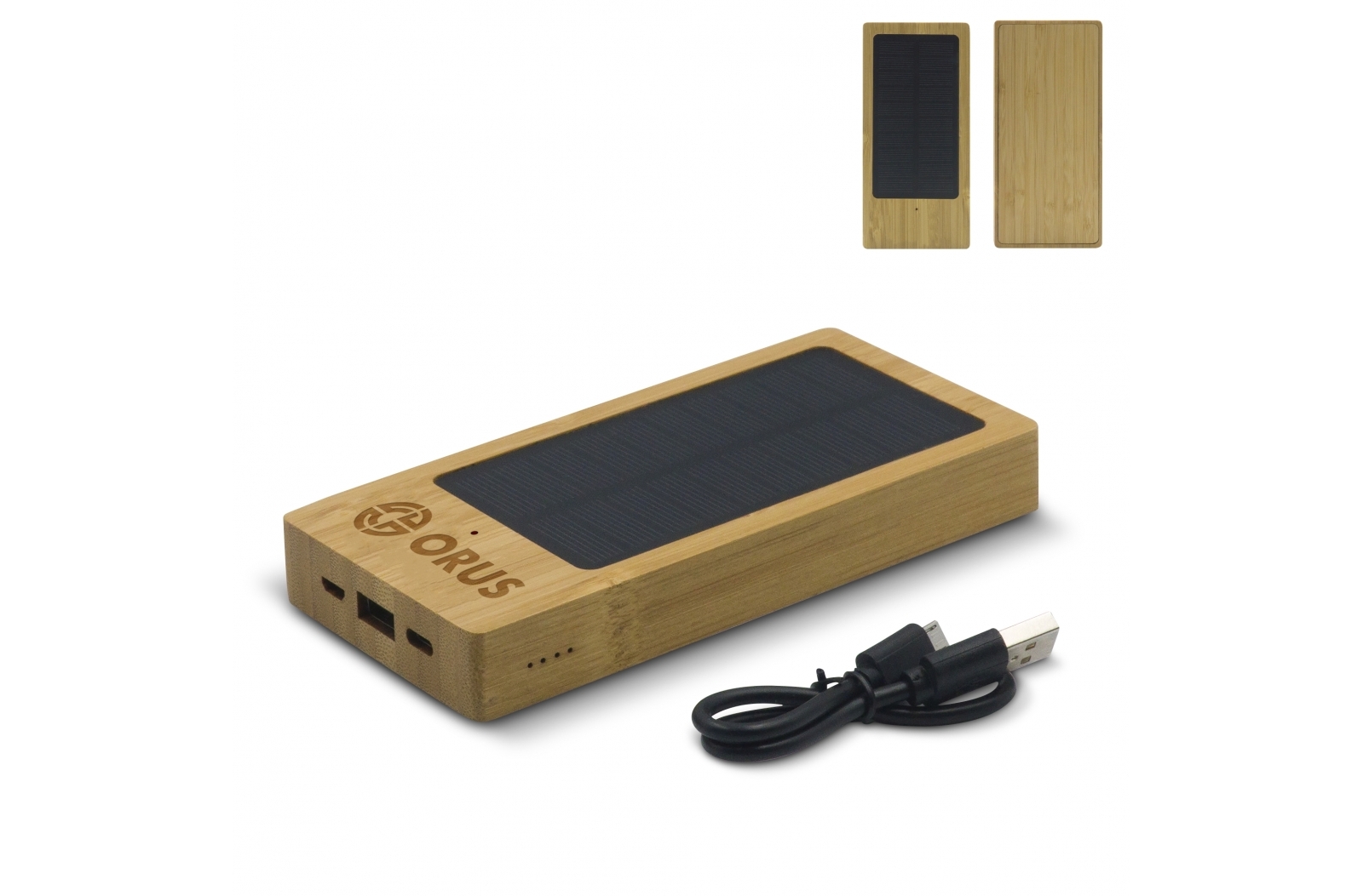 Bambus Solenergi Powerbank - Hokkerup